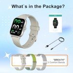 Multifunctional Smartwatch with AI Voice & Fitness Tracking
