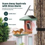 AI Bird Feeder Camera with Solar Panel