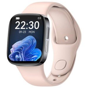 DAXIAOYU Pink Bluetooth Smart Watch with Health Tracker