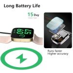 DAXIAOYU Pink Bluetooth Smart Watch with Health Tracker