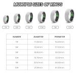 AI Smart Ring Health & Fitness Tracker - Black