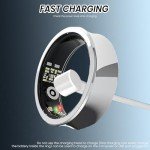 AI Smart Ring Health & Fitness Tracker - Black