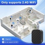 Allesin Wireless 1080P Video Doorbell with AI Detection