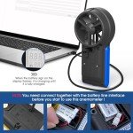 Bluetooth Handheld Anemometer with Weather Measurements