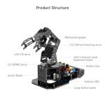 5DOF Arduino UNO Robotic Arm STEM Kit