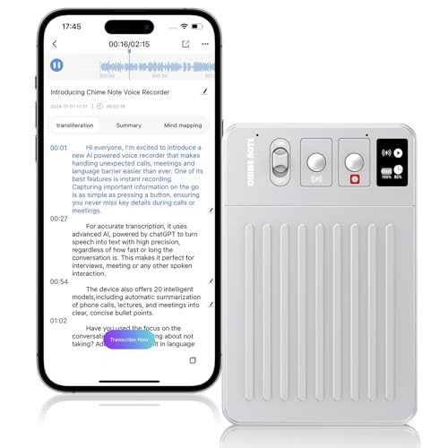 AI Voice Recorder with ChatGPT, 107 Languages