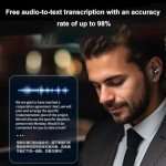 AI Language Translator Earbuds with Bluetooth Connectivity