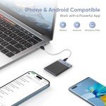 Ajunbee AI Voice Recorder with App Control