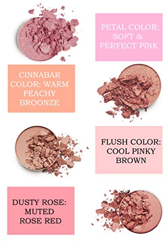Organic Vegan Natural Pressed Blush (Dusty Rose)