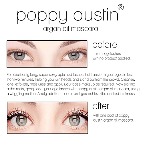 Organic Black Waterproof Vegan Mascara - Poppy Austin