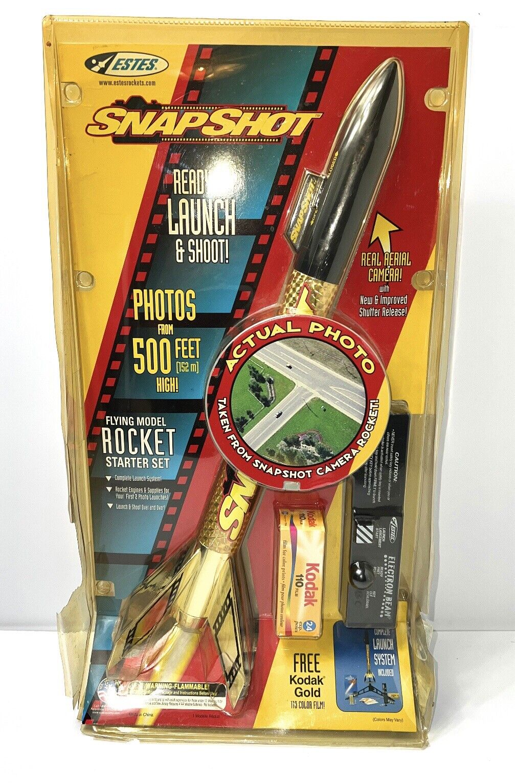 ESTES SNAPSHOT Flying Model Rocket with Camera