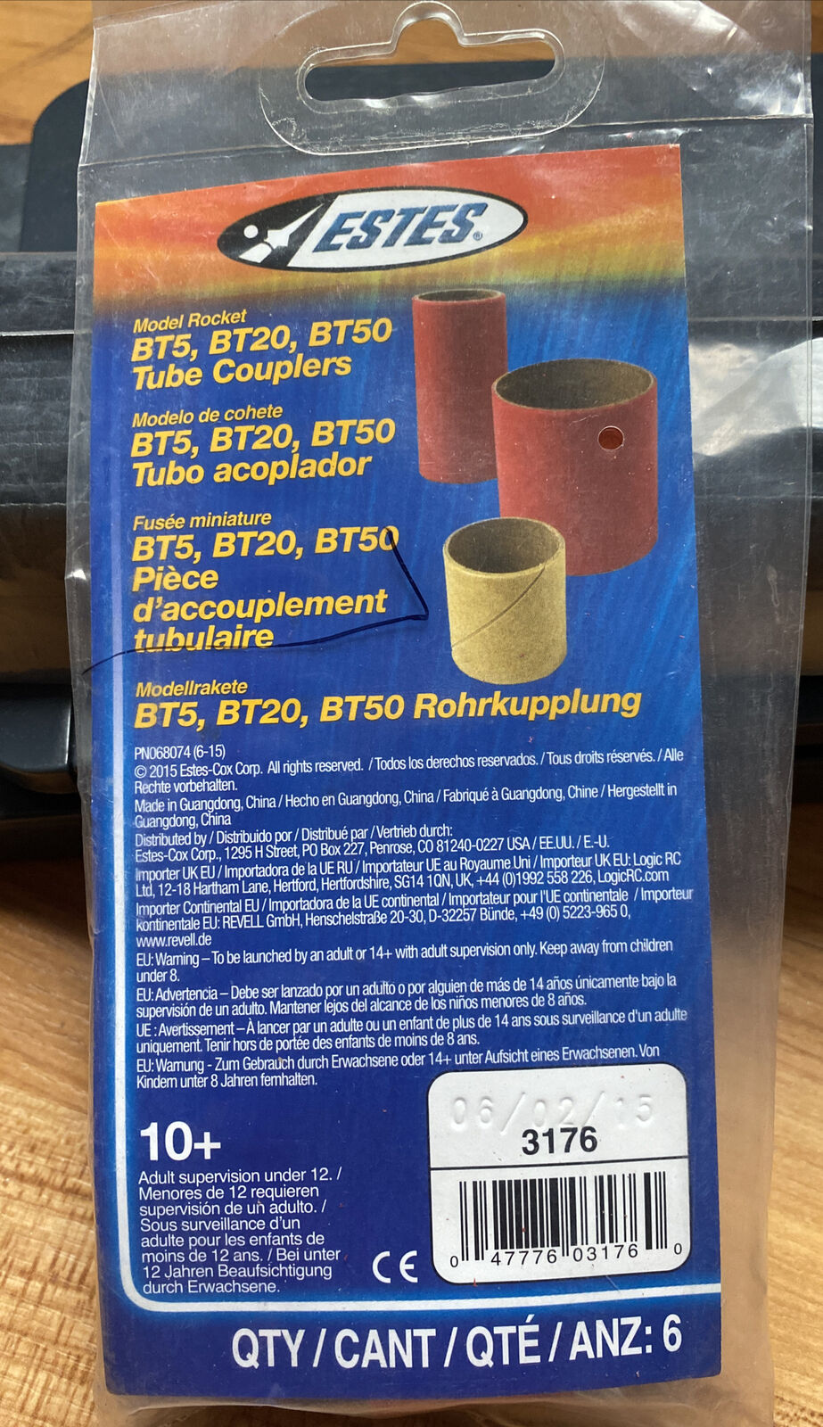 Estes - BT5-BT20-BT50 Tube Couplers