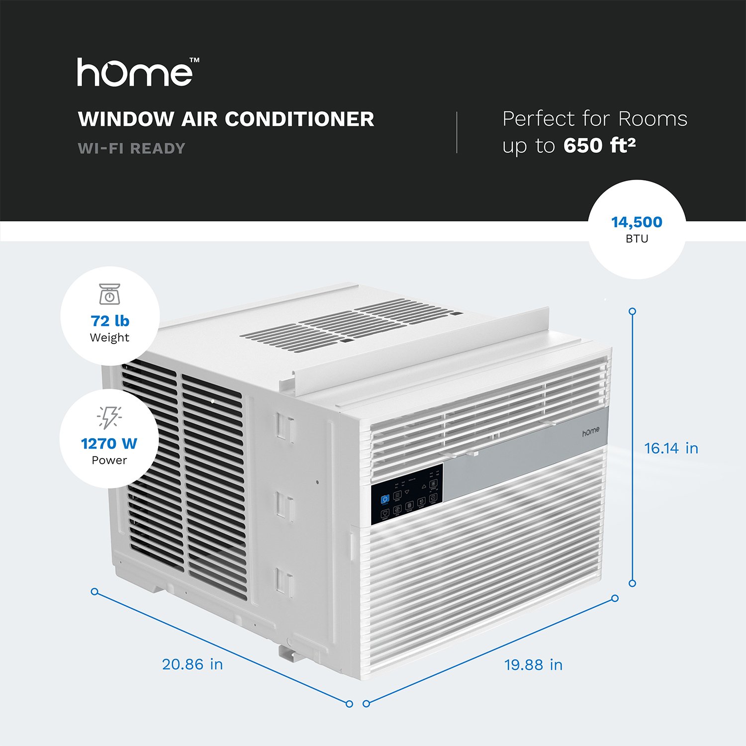 Smart Window AC with Remote and Timer
