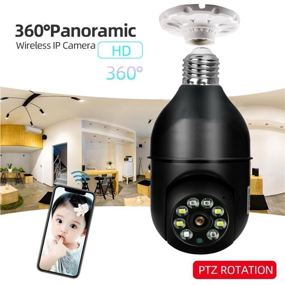 Smart Home Security Light Bulb Camera