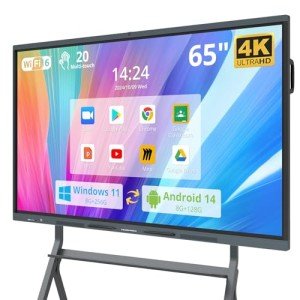 HUSHIDA 65 Zoll 4K UHD Interaktives Whiteboard