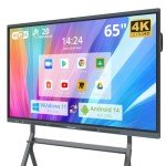 HUSHIDA 65 Zoll 4K UHD Interaktives Whiteboard