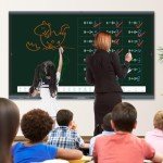 HUSHIDA 65 Zoll 4K UHD Interaktives Whiteboard
