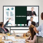 HUSHIDA 65 Zoll 4K UHD Interaktives Whiteboard