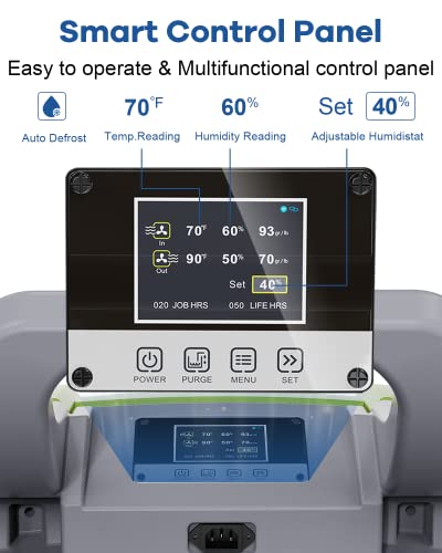 WiFi Smart Commercial Dehumidifier - 125 PPD