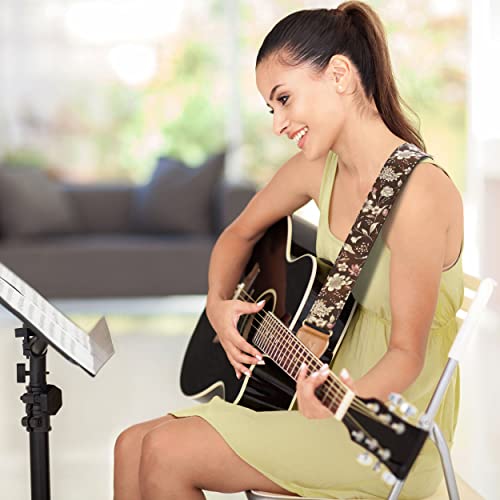 Japanese Cotton Guitar Strap for Acoustic Guitar, Ukulele