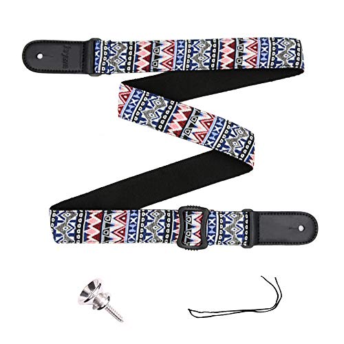 Bohemian Style Knitting Ukulele Strap, Adjustable 4cm Wide