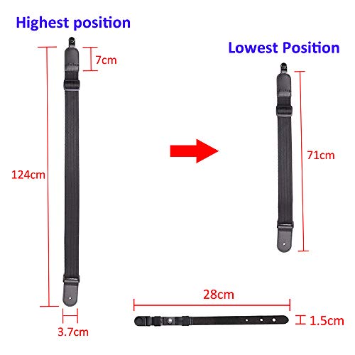 Rayzm Ukulele Strap, Adjustable Nylon Shoulder Strap