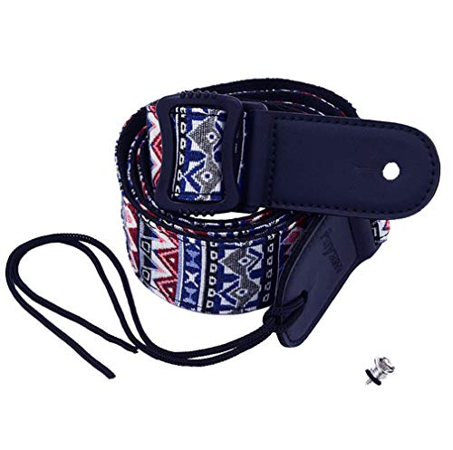 Bohemian Style Knitting Ukulele Strap, Adjustable 4cm Wide