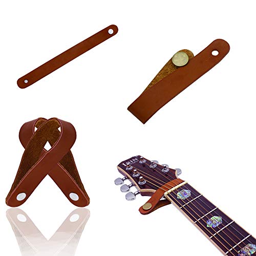 Vintage Leather Guitar Neck Strap Holder for Ukulele