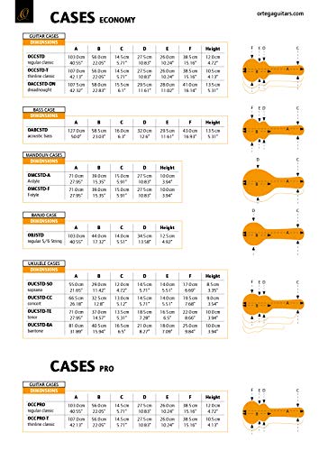 Ortega Baritone Ukulele - Uke Bass with Hardshell Case