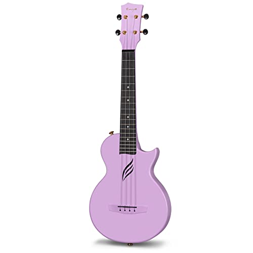 Enya Carbon Fiber Tenor Ukulele Bundle (Nova U Pro Purple)