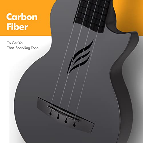 Enya Soprano Ukulele - Carbon Fiber Travel Ukelele