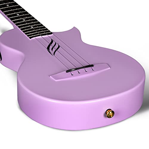 Enya Carbon Fiber Tenor Ukulele Bundle (Nova U Pro Purple)
