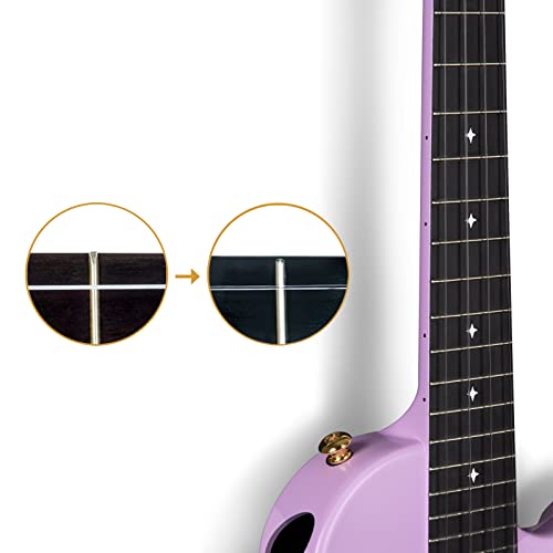 Enya Carbon Fiber Tenor Ukulele Bundle (Nova U Pro Purple)