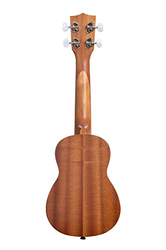 Kala Mahogany Soprano Ukulele (Hawiian Islands Tattooed)