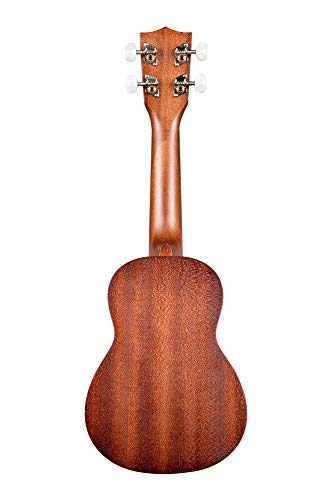 Kala 15S Satin Mahogany Ukulele - Hawaiian Laser Etched