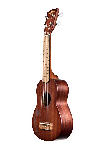 Kala 15S Satin Mahogany Ukulele - Hawaiian Laser Etched