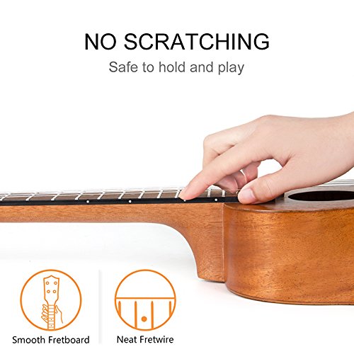 Kmise Professional Mahogany Soprano Ukulele - Beginner Kit