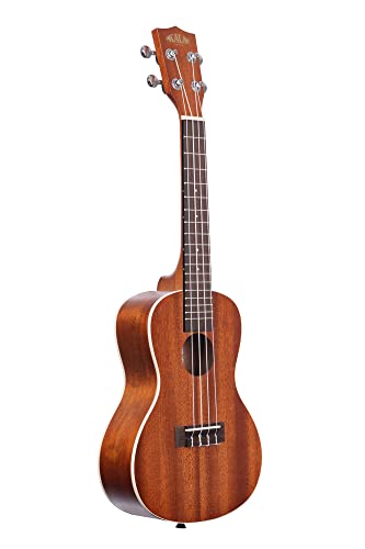 Kala Satin Mahogany Concert Ukulele - White Binding