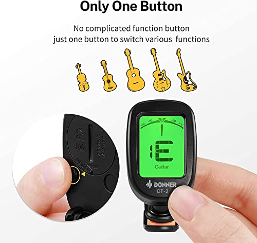 Clip-On Ukulele Tuner by MOREYES (1 Pack)