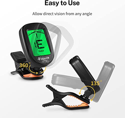 Clip-On Ukulele Tuner by MOREYES (1 Pack)