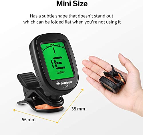 Clip-On Ukulele Tuner by MOREYES (1 Pack)