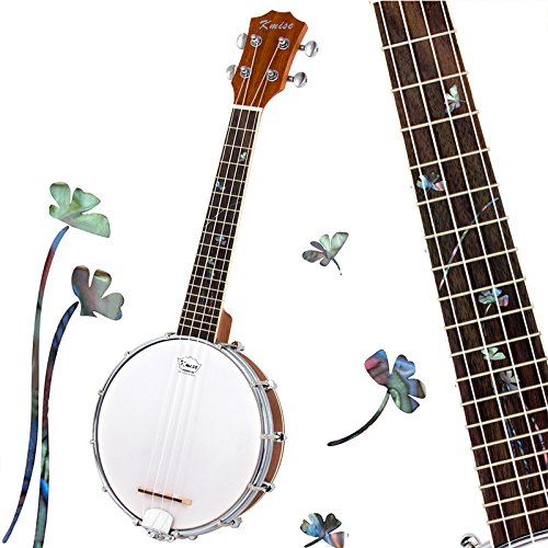 Red Banjo Ukulele Concert Size + Accessories