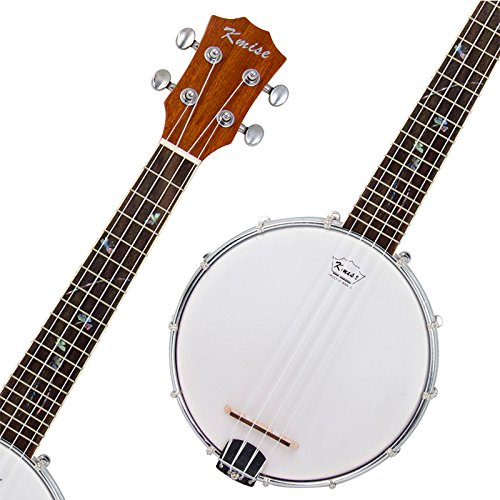 Red Banjo Ukulele Concert Size + Accessories