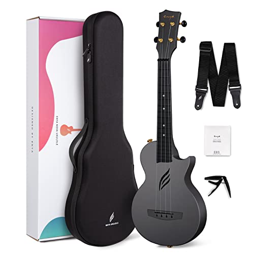 Enya Concert Ukulele Nova U 23’’ Carbon Fiber (Black)