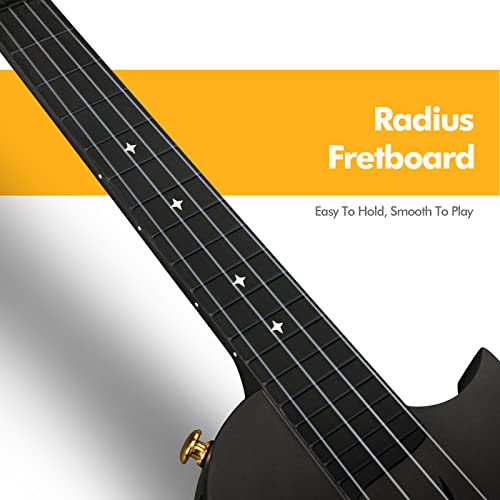 Enya Concert Ukulele Nova U 23’’ Carbon Fiber (Black)