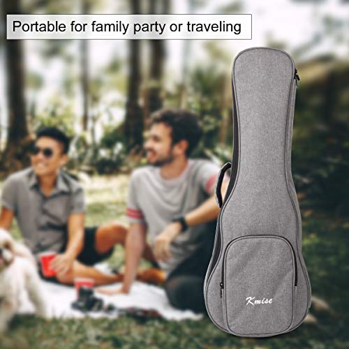 Kmise Baritone Ukulele with Gig Bag