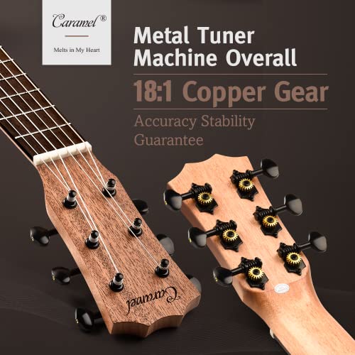 Caramel Electric Guitalele Starter Pack - Mahogany Wood