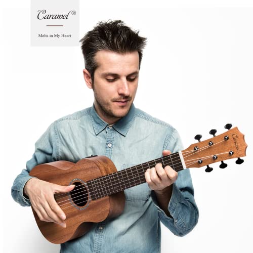 Caramel Electric Guitalele Starter Pack - Mahogany Wood