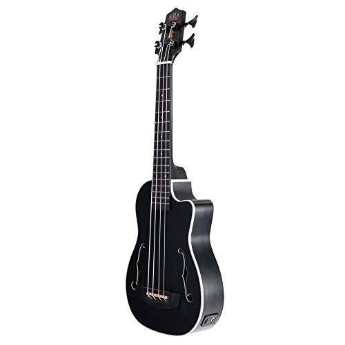 Kala Journeyman 4-String Ukulele, Black (UBASS-JYMN-BK-FS)