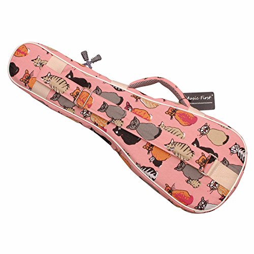 MUSIC FIRST Canvas "MISS CAT" Soprano Ukulele
